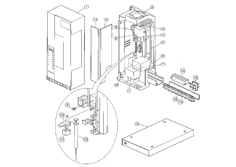 岛��|aoc-20i自动�q�样器拆解示意图